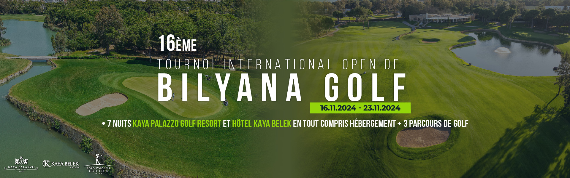 Bilyana Golf - 16ème TOURNOI INTERNATIONAL OPEN DE BILYANA GOLF